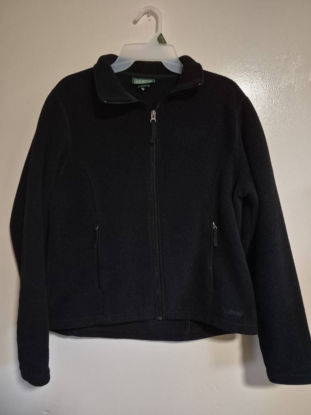 L.L. Bean Black Women's Full-Zip Fleece Jacket